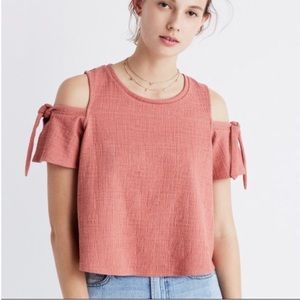 Madewell Skylark cold shoulder top